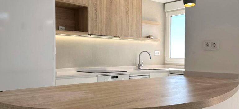 Cocina con península