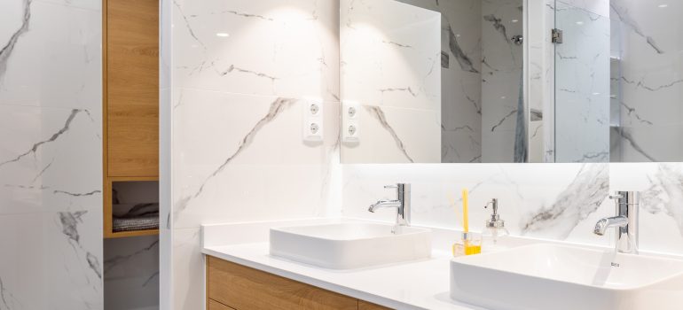 Baño en mármol